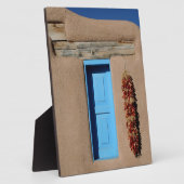 タオスの青い窓 フォトプラーク (側面)