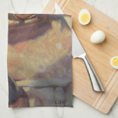 タオスインディアンホールディングザウォータージャグバイブルーメンシェイン キッチンタオル (四つ折り)