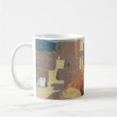 タオスインディアンホールディングザウォータージャグバイブルーメンシェイン コーヒーマグカップ (左)