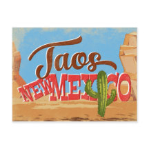 タオスニューメキシコのマンガデザートヴィンテージ旅行