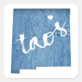 タオスニューメキシコ木目 スクエアシール (正面)