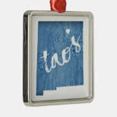 タオスニューメキシコ木目 メタルオーナメント (右)