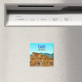 タオスプエブロスニューメキシコヴィンテージ マグネット (インサイチュ (食洗機))