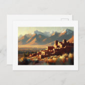 タオスプエブロニューメキシコ ポストカード (正面/裏面)