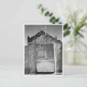 タオスプエブロ国史跡の教会 ポストカード (スタンド正面)