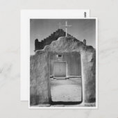 タオスプエブロ国史跡の教会 ポストカード (正面/裏面)