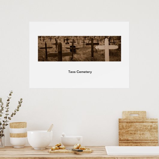 タオス墓地 ポスター (キッチン)