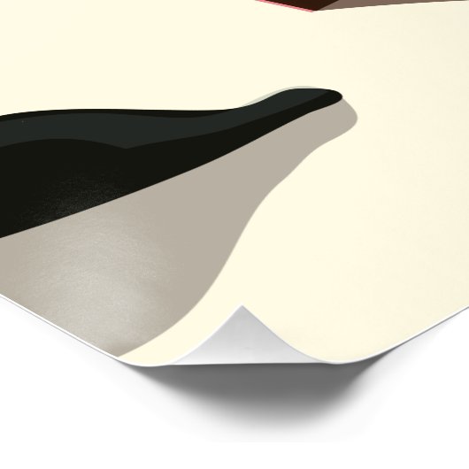 タオス・ニューメキシコのスキーのポスター ポスター (コーナー)