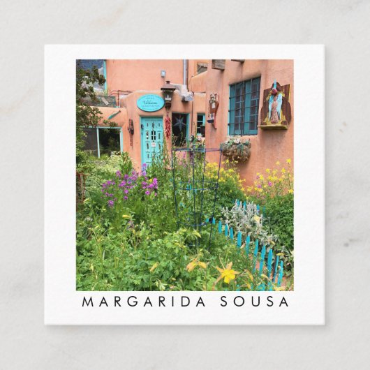 タオズアドビフォトトラベルツーリズムホスピタリティ スクエア名刺 (正面)