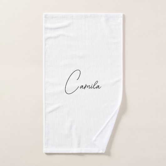 タオパーソナライズされたル、トルコビーチ&ハンドタオル – B ハンドタオル (ハンドタオル)