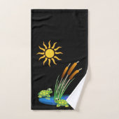 タオルが亀をセットする バスタオルセット (ハンドタオル)