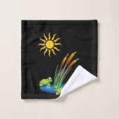 タオルが亀をセットする バスタオルセット (ウォッシュタオル)