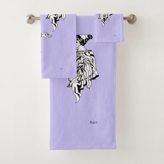 タオルでギリシャの像を飾る バスタオルセット (インサイチュ)