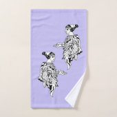 タオルでギリシャの像を飾る バスタオルセット (ハンドタオル)