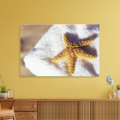 タオルでヒトデを釣る キャンバスプリント (インサイチュ (リビング))