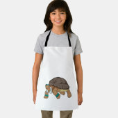 タオルでランナーの亀 エプロン (インサイチュ)