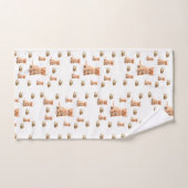 タオルで猫をセット バスタオルセット (ハンドタオル)