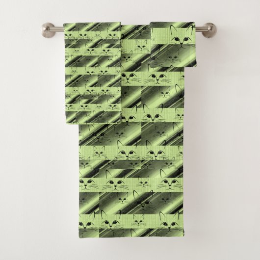 タオルで猫をセット バスタオルセット (インサイチュ)