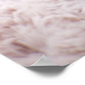 タオルで眠る子猫 ポスター (角)