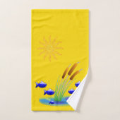 タオルで魚を釣る バスタオルセット (ハンドタオル)