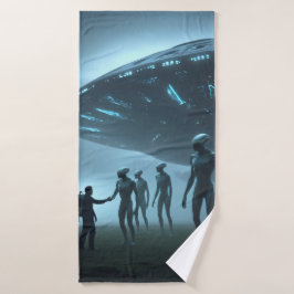 タオルとエイリアン。 バスタオル