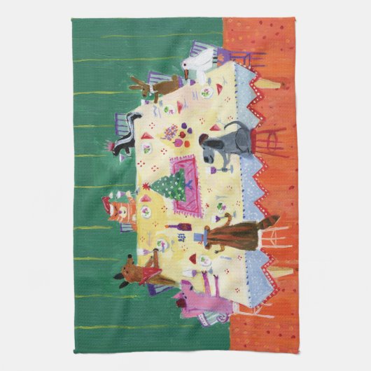 タオルのすべての種のトースト キッチンタオル (縦)