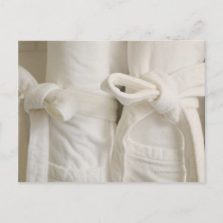 タオルのクローズアップスパ ポストカード