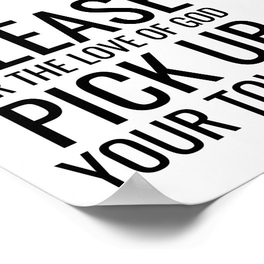 タオルのシャワーバスルームを持ってきてください ポスター (角)