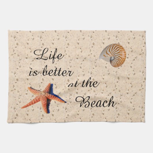 タオルはビーチの方が良い キッチンタオル (横)