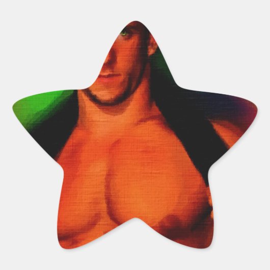 タオルをオフ 星シール (正面)