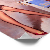 タオルをピン留めする ポスター (角)