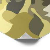 タオルを着た女性の抽象芸術 ポスター (角)