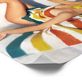 タオルストライプのピン留め ポスター (角)