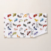 タオルセットシンデレラ引用文シューズハイトポンプ バスタオルセット (ハンドタオル)