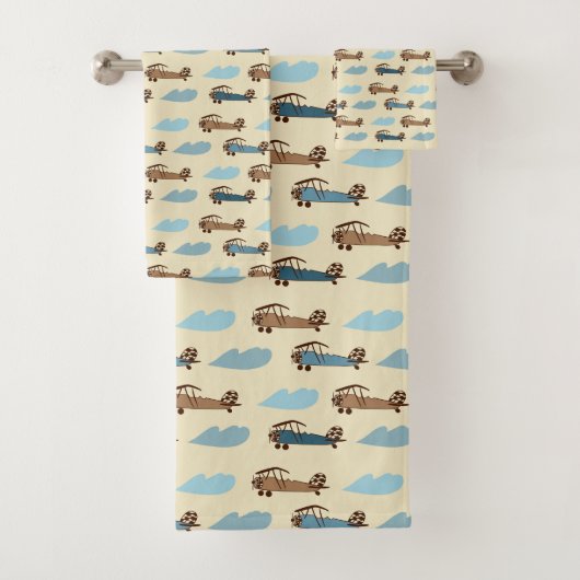 タオルセット玩具飛行機 バスタオルセット (インサイチュ)