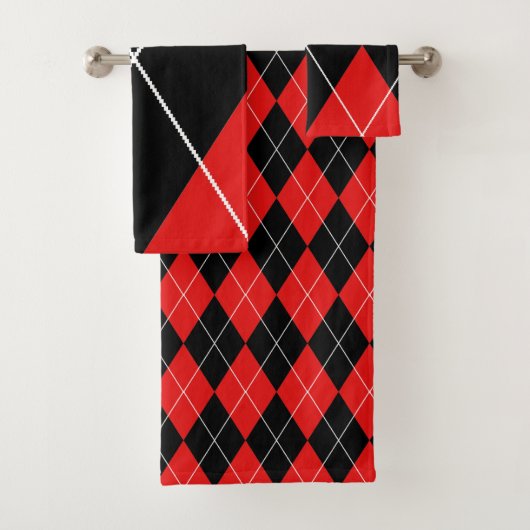 タオルセット – アーガイルHarlequin (インサイチュ)