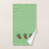 タオルセット：クリスマス感じの バスタオルセット (ハンドタオル)