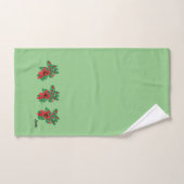 タオルセット：クリスマス感じの バスタオルセット (ハンドタオル)