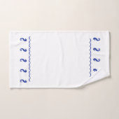 タオルセット – 海の馬と波 (ハンドタオル)