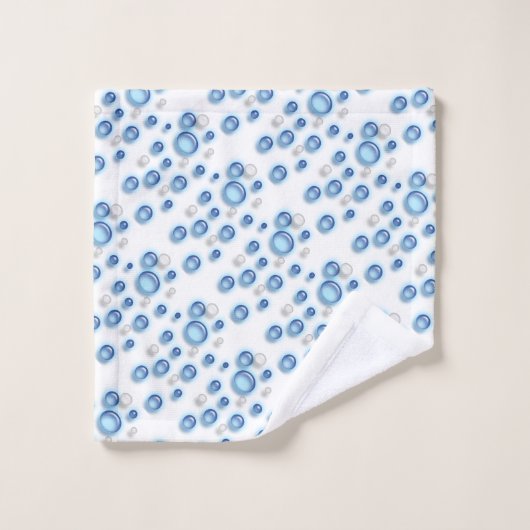 タオルセット – 青い泡 (ウォッシュタオル)