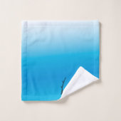 タオルセット – 青のハミングバードシルエット (ウォッシュタオル)