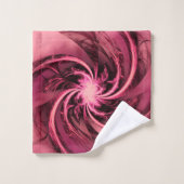 タオルフラクタルツイストパープル&プラム バスタオルセット (ウォッシュタオル)