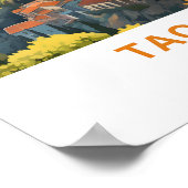 タオルミナイタリアトラベルプリント ポスター (角)