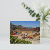 タオルミーナ円形劇場1 ポストカード (スタンド正面)