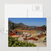 タオルミーナ円形劇場1 ポストカード (正面/裏面)