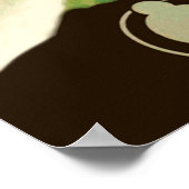 タオルミーナ、シチリア、イタリア、海岸を見る ポスター (角)