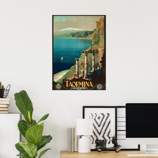タオルミーナ ポスター (ホームオフィス)