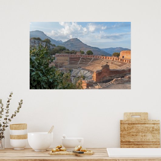 タオルミーナ。#10 ポスター (キッチン)