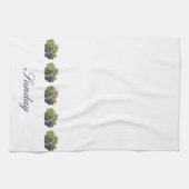 タオル曜日-日曜日 キッチンタオル (横)