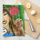 タオル犬用のキッチンタオル キッチンタオル (四つ折り)